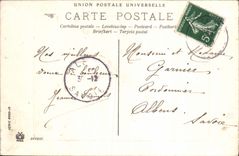 CPA Heureuse Annee Bateau