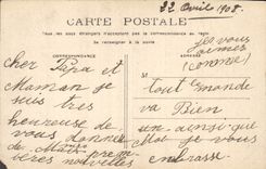 CPA Fantaisie Enfant Chevak Cochon Porc