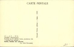 CPA Ingres Dominique Portail de M Bertin l'aine fondateur du Journal des Debats Paris Musee du Louvr
