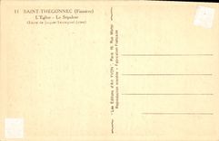 CPA Saint Thegonnec Finistere L'Eglise Le Sepulere 