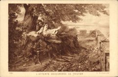 CPA L'Attente Desesperee de Tristan 