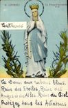 CPA Lourdes La Vierge Couronnee 