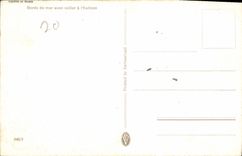 CPA Bords de Mer Avec voilier a l'horizon Bateau