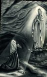 CPA Lourdes L'Apparition de Notre Dame de Lourdes a Sainte Bernadette 