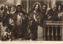 CPA Musee de Lille Le Christ et les Pharisiens Jordaens 