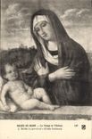 CPA Musee de Dijon La Vierge et l'Enfant J Bellini Ecole Italienne 