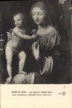 CPA Musee de dijon La Vierge et l'Enfant Jesus 