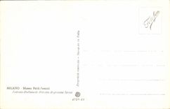 CPA Milano Museo Poldi Pezzoli Antonio Pollaiuoli Ritratto di giovine Sposa 