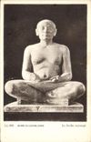 CPA Musee du Louvre Paris Le Sribe accroupi 
