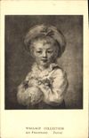 CPA Wallace Collection Fragonard Pierrot 