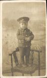 CARTE PHOTO enfant soldat
