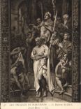 CPA Les Fresques du Pantheon le Bapteme de Clovis Joseph Blane 