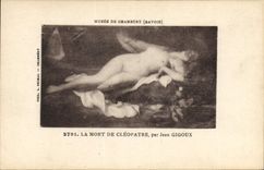 CPA Musee de Chambery Savoie La Mort de Cleopatre par Jean Gigoux 