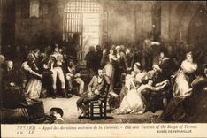 CPA Muller Appel des dernieres victimes de la Terreur 