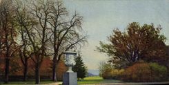 CPA Dresden Grosser Garten im Herbst 