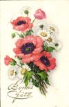 CPA Bonne Fete Fleurs