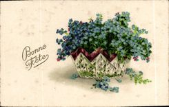 CPA Bonne Fete Fleurs