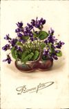 CPA Bonne Fete Fleurs