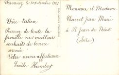CPA Bonne Annee Fleurs