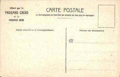 CPA Offert par le Phospho Cacao et le Phospho Bebe Le Nid Louvre 