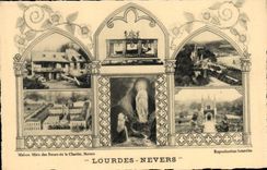 CPA Maison Mere des Soeurs de la Charite Nevers Lourdes Nevers 