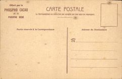 CPA Offert par le Phospho Cacao et le Phospho Bebe Paysage 