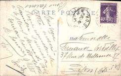 CPA Une Allee Sous Bois 