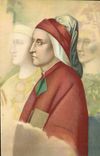 CPA Ritrato di Dante 