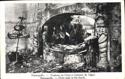 CPA Ramscapelle Tombeau du Christ a l'Interieur de l'Eglise Ramscapelle 