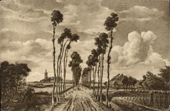 CPA Hobbema Die Allee L'Avenue 