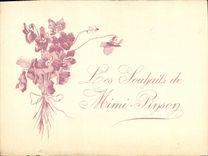 CPA Les Souhaits de Mimi Piysoy Fleurs