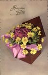 CPA Bonne Fete Fleurs