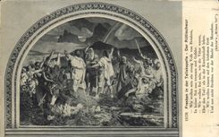 CPA Fresken in der Tellskapelle Der Rutlischwur 