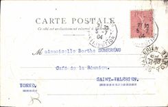 CPA Vive la Sainte Berthe Fleurs