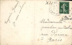 CPA Bonne Annee Femme