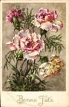 CPA Bonne Fete Fleurs