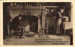 CPA Que la Bise d'Hiver se Fatigue a Gemir 