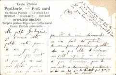 CPA Gage d'Amitie Femme