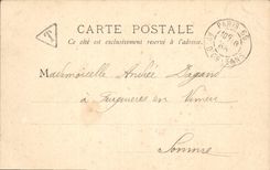 CPA Paris Colonnade du Louvre Carte 1899