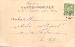 CPA Paris Hotel de Ville Grande Salle des Fetes Carte 1899