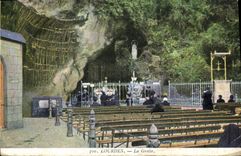 CPA Lourdes La Grotte 