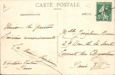 CPA Lourdes VIII station du Calvaire Jesus console les filles d'Israel qui le suivent 