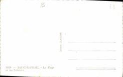 CPA Saint Raphael La Plage 