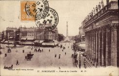 CPA Bordeaux Place de la Comedie 