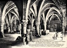 CPA Provins S et M Interieur de la Salle du Rez de Chaussee de la Grange des Dimes du Chapitre Saint