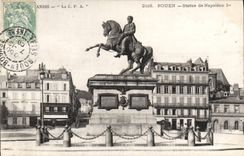 CPA Rouen Statue de Napoleon 1er
