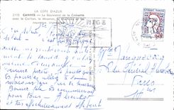 CPA La Cote d'Azur Cannes Le Boulevard de la Croisette avec le Carlton le Miramar Le Martinez et les