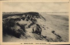 CPA Berck Plage Dans Les Dunes 