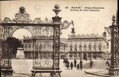 CPA Nancy Place Stanislas Grilles de Jean Lamour 
