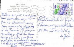 CPA Belfort Nouveaux blocs d'habitation Quartier du Pont Carnot Le Lion Square Jean Joures Vue gener